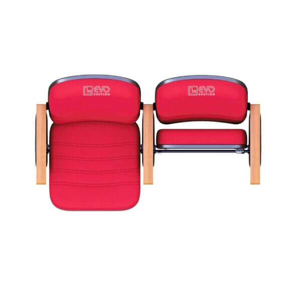 Ghế hội trường EVO1101 đệm tựa làm bằng xốp