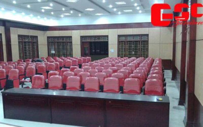 Hình ảnh thực tế dự án thiết kế hội trường huyện Mường Áng