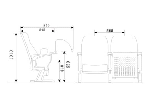 Thông số kĩ thuật của ghế HJ-96B