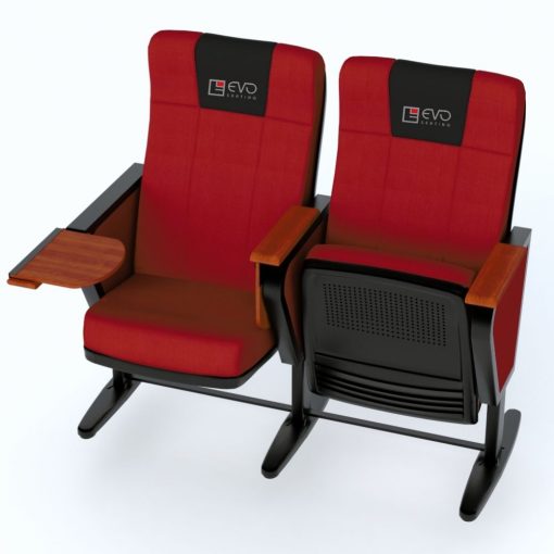 Ghế hội trường EVO1204MB nhìn từ bên phải
