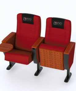 Ghế hội trường EVO7605BTA nhìn từ bên phải