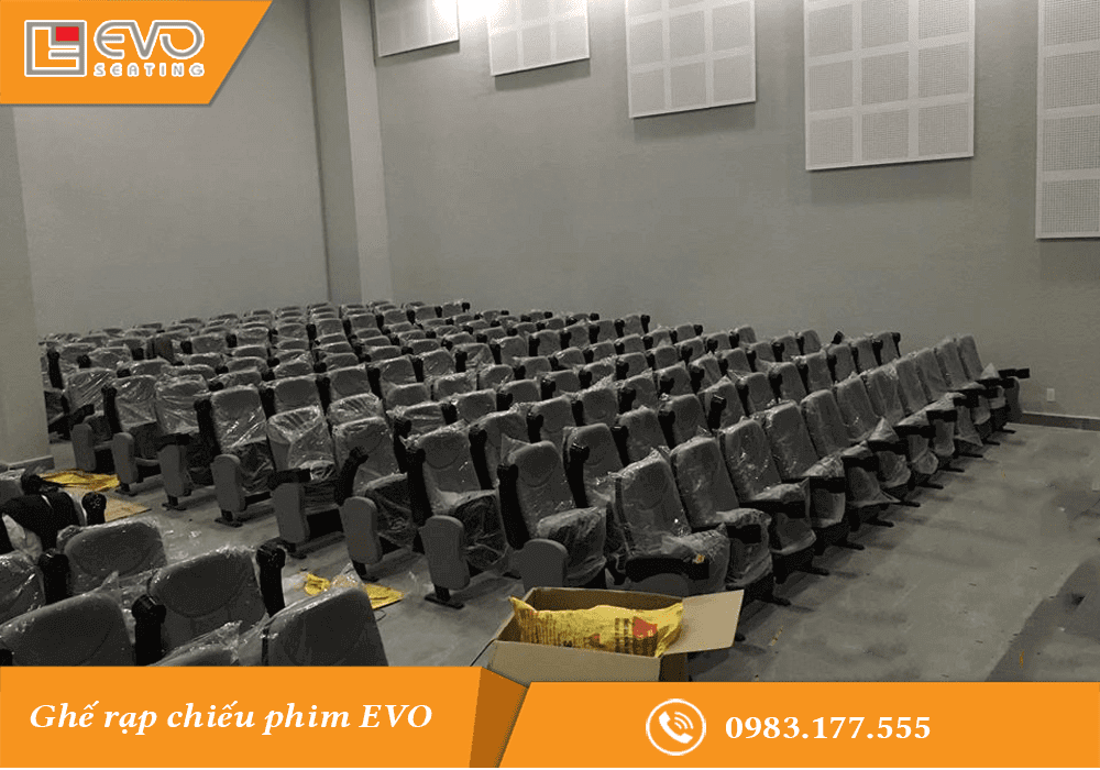 Ghế rạp chiếu phim EVO5602 tại trường Anh Ngữ Thượng Đỉnh Premier