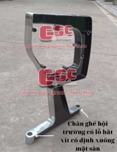ghe hoi truong chan co dinh