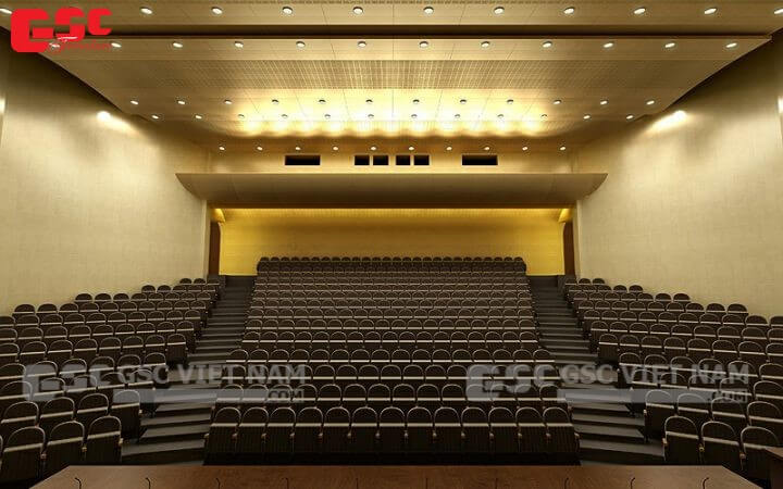 Diện tích cần có để thiết kế hội trường 600 chỗ