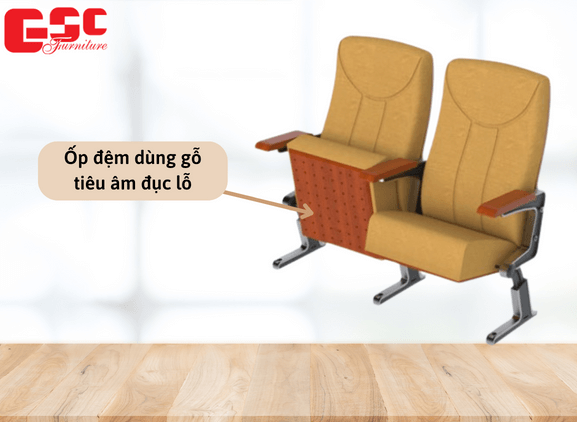 Ghế hội trường cao cấp có tiêu âm
