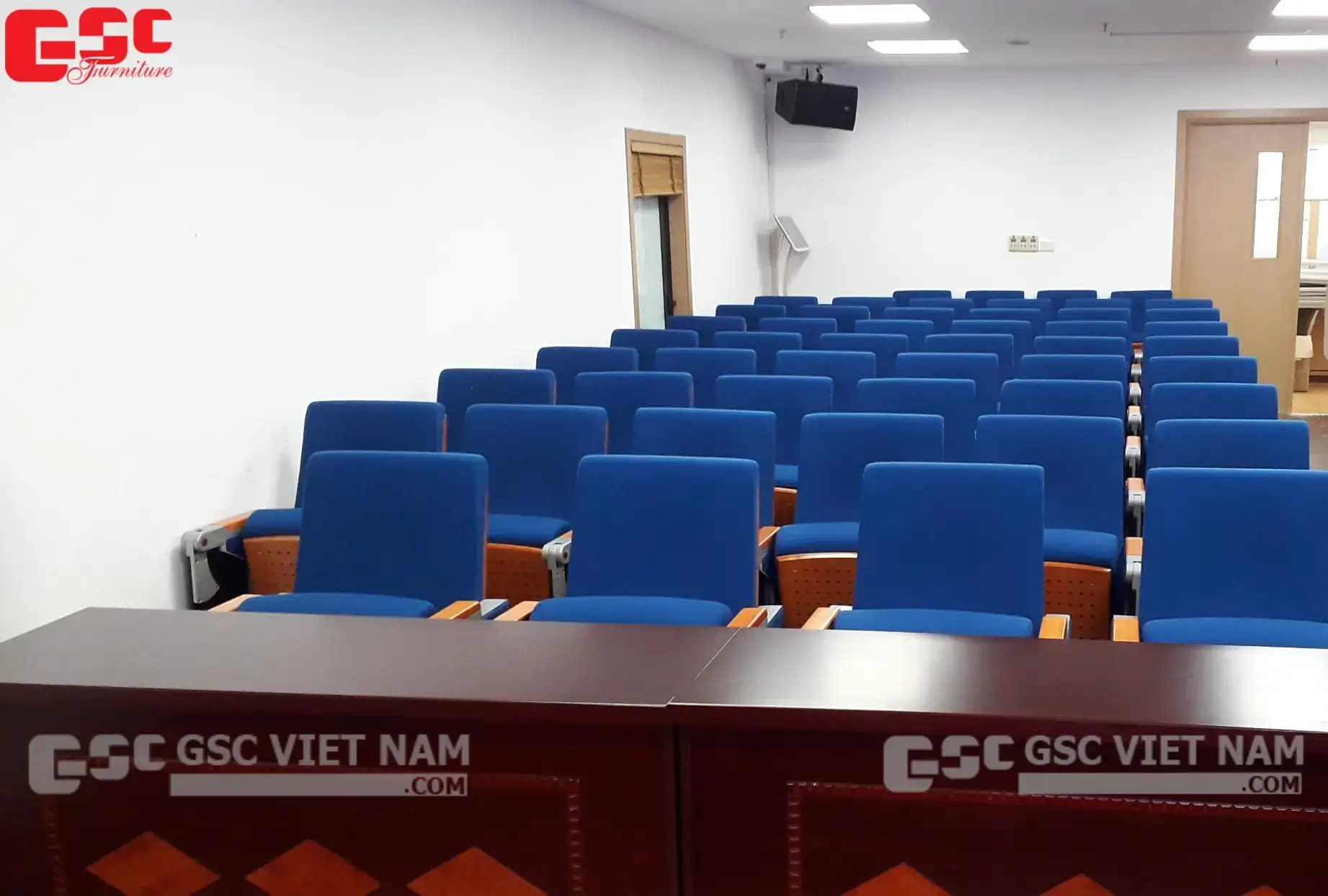 Hình ảnh thi công Dự án ghế hội trường tại Công ty CP Bảo hiểm Ngân hàng Nông nghiệp ABIC