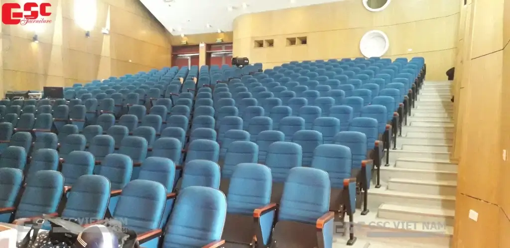 Hình ảnh thực tế ghế hội trường EVO1101 tại Cung thiếu nhi Hà Nội