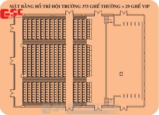 Mẫu bản vẽ thiết kế hội trường