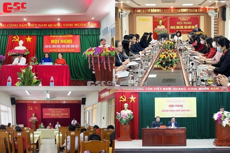 Trang trí hội nghị viên chức