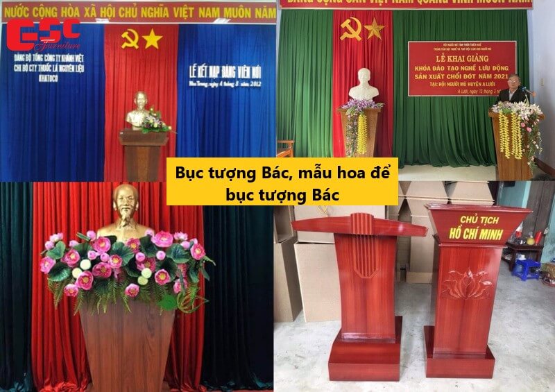 Cách chọn bục để tượng Bác, kích thước bục tượng Bác chuẩn