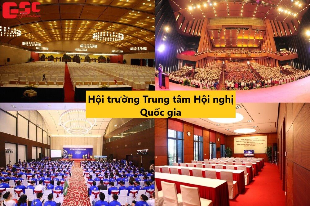 Hội trường khánh tiết Trung tâm Hội nghị Quốc gia