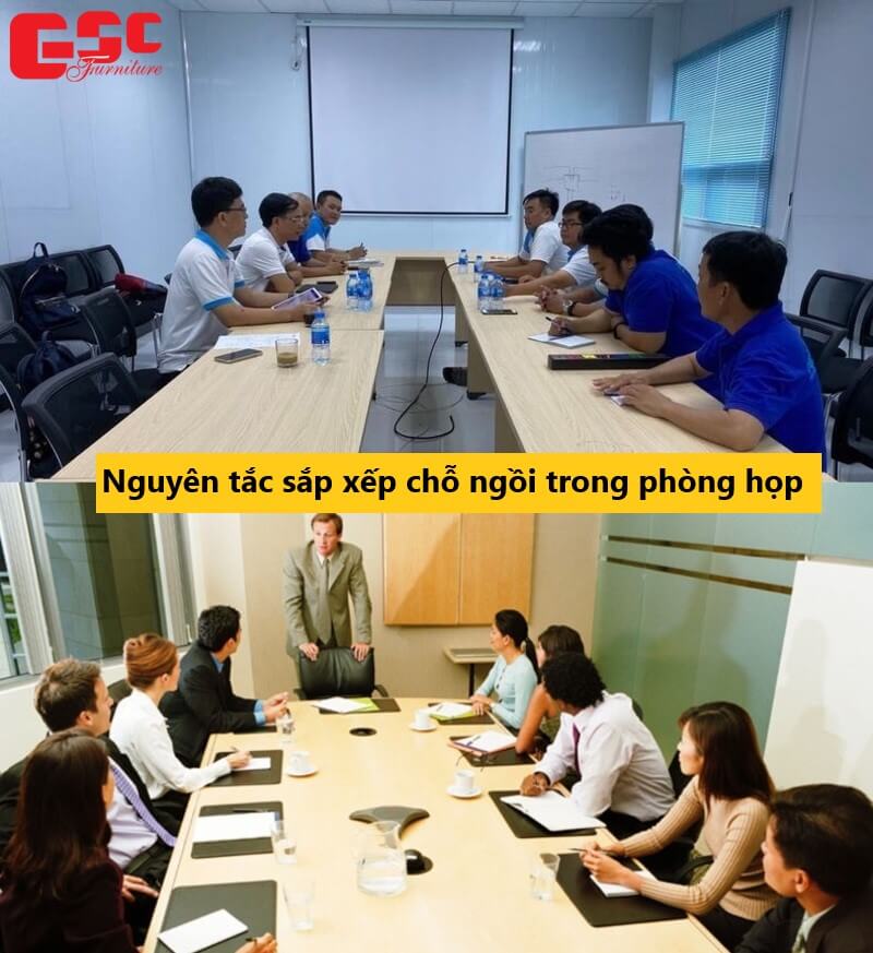 Nguyên tắc sắp xếp chỗ ngồi trong phòng họp