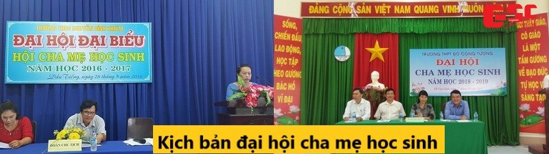Kịch bản đại hội cha mẹ học sinh 