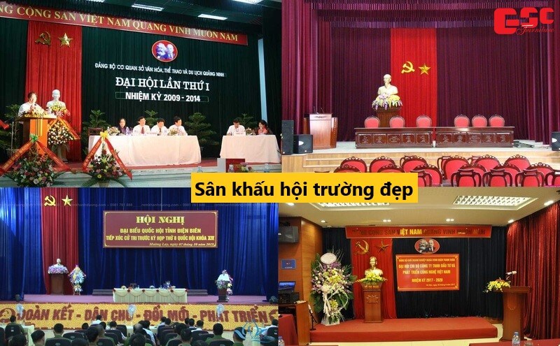 Mẫu sân khấu hội trường đẹp 