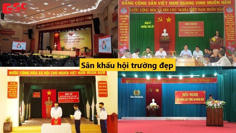 Mẫu sân khấu hội trường đẹp 