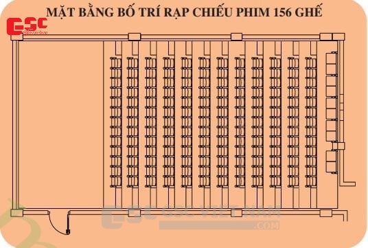 Bản vẽ thiết kế rạp chiếu phim