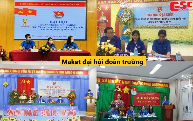 Maket đại hội đoàn trường 