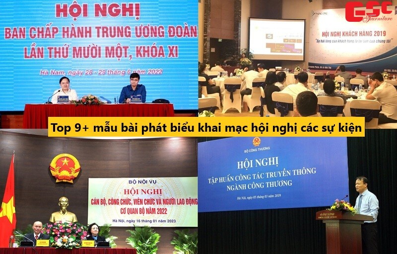 Mẫu bài phát biểu khai mạc hội nghị