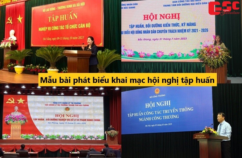 Mẫu bài phát biểu khai mạc hội nghị