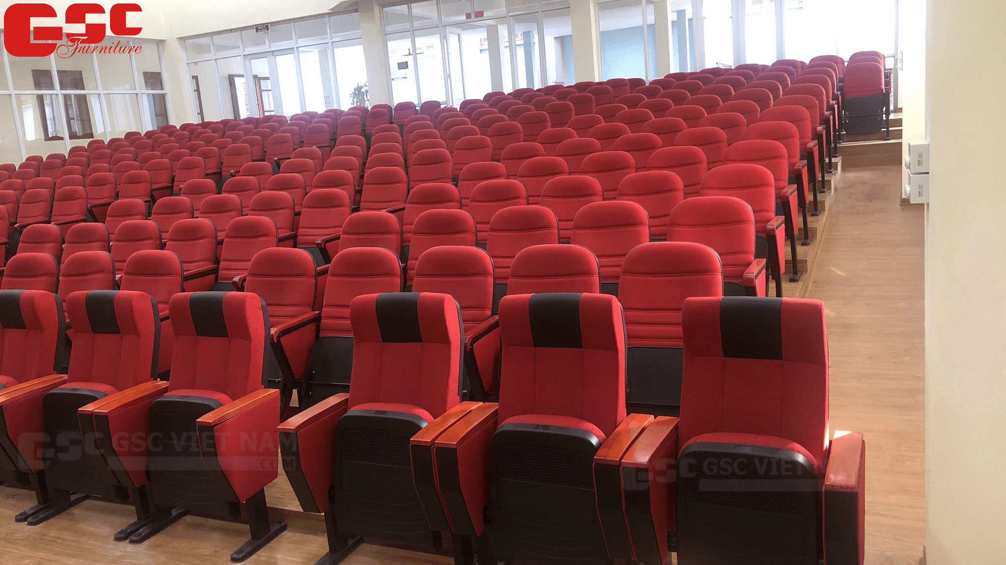 Dự án ghế hội trường tại Trường Chính trị tỉnh Hòa Bình