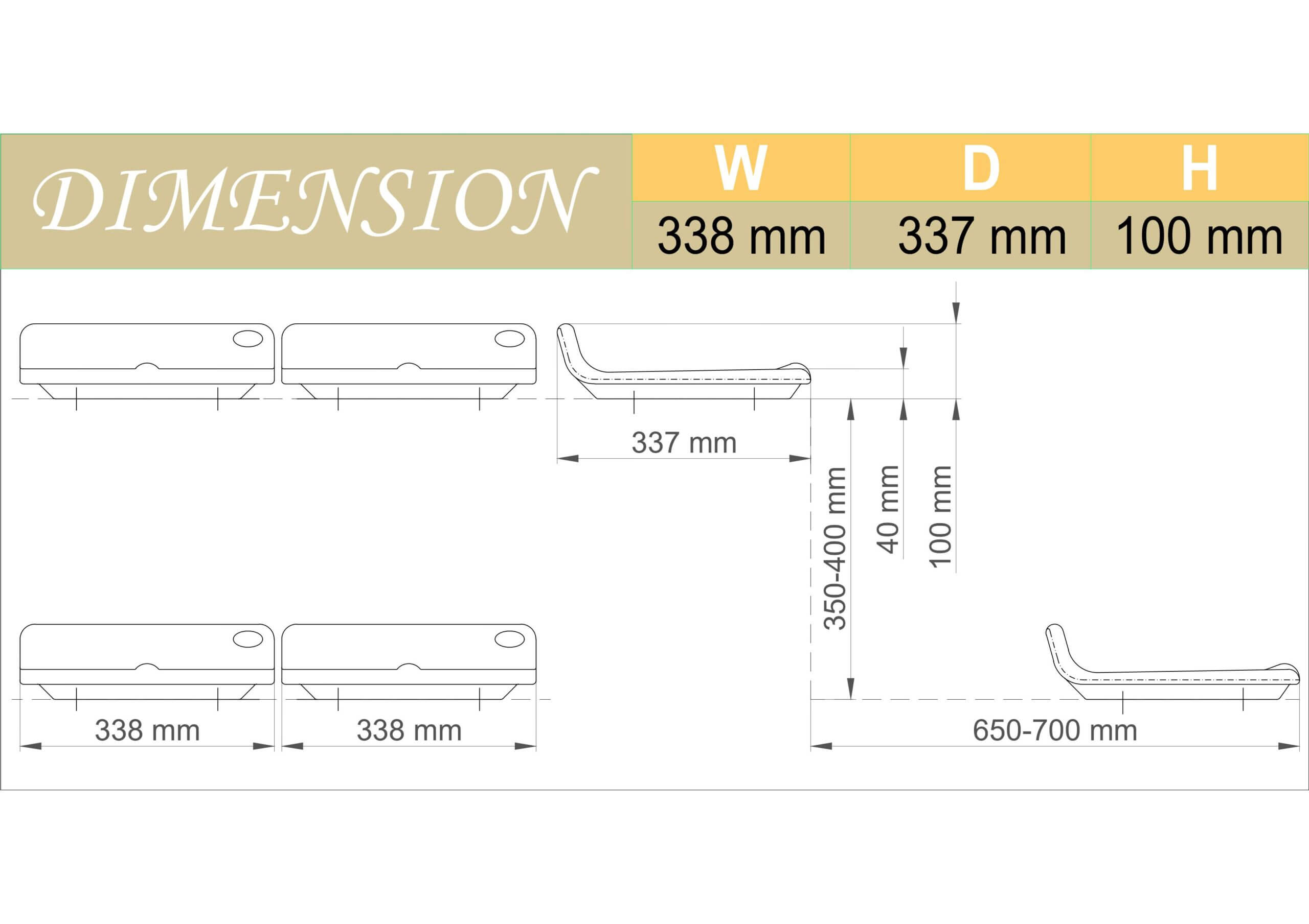 Ghế sân vận động EVO101-SVD