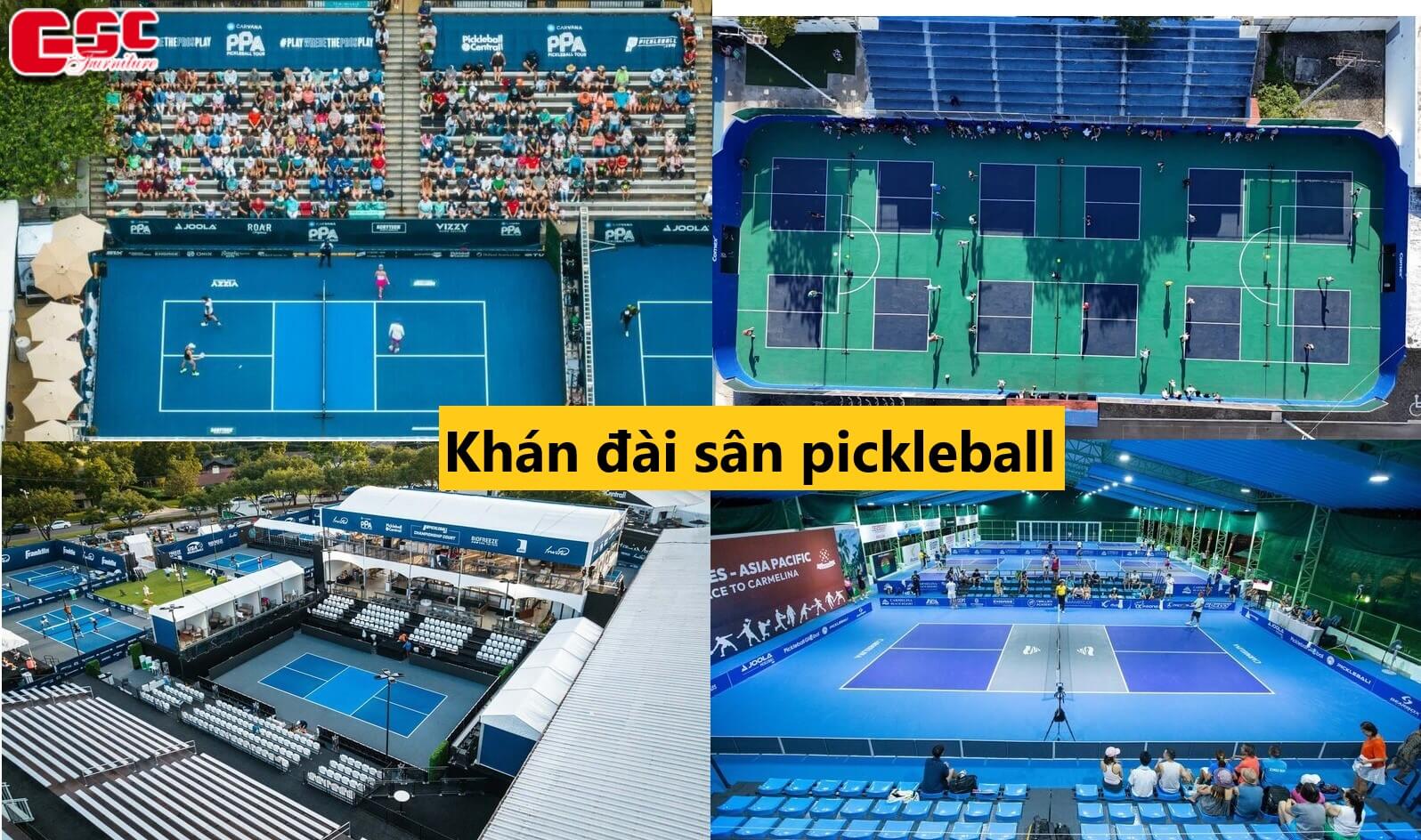 Khán đài pickleball