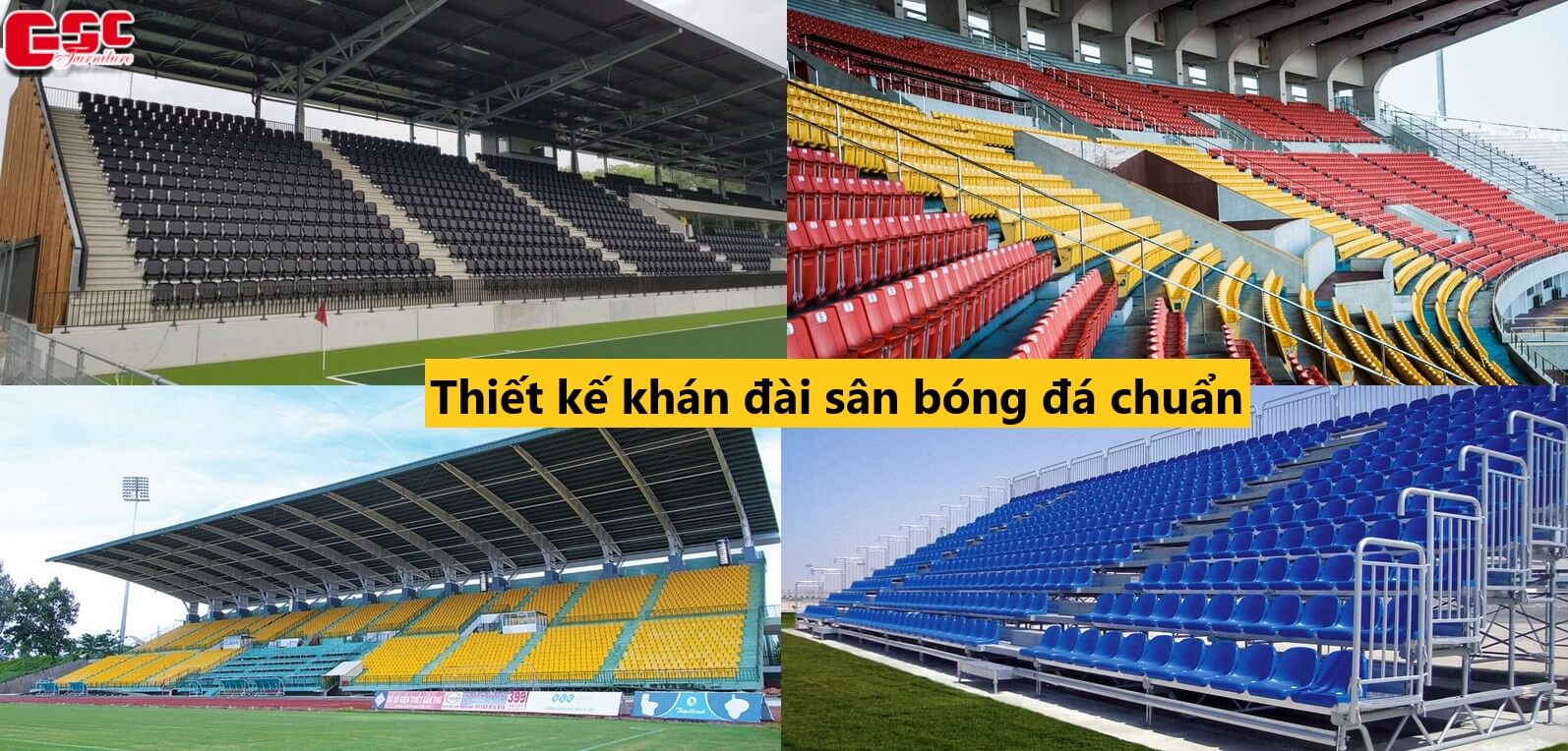 Thiết kế khán đài sân bóng đá