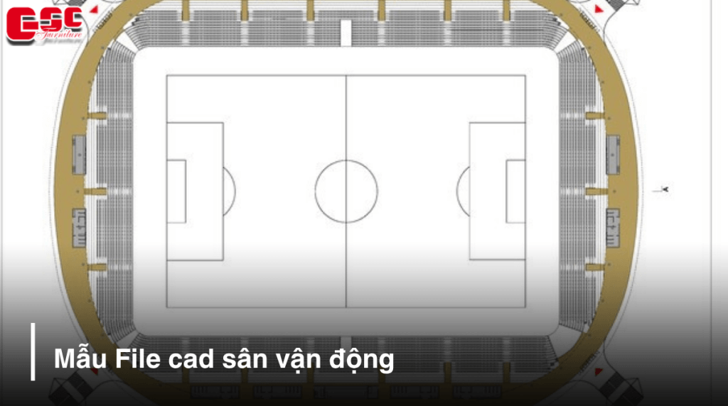 file cad san van dong 1