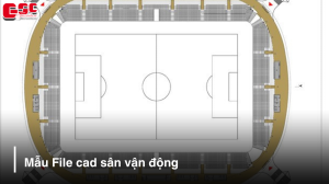 file cad san van dong 1