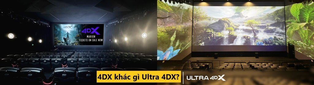 Rạp 4DX là gì? So sánh 4DX - Ultra 4DX - IMAX chi tiết