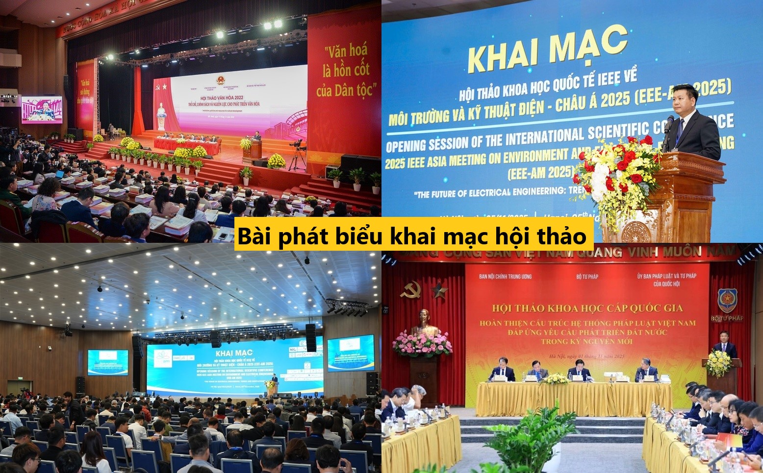 Bài phát biểu khai mạc hội thảo